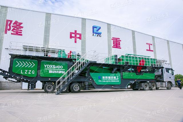 砂石料篩洗設備，清洗沙子移動洗沙機一臺就夠了(圖2)