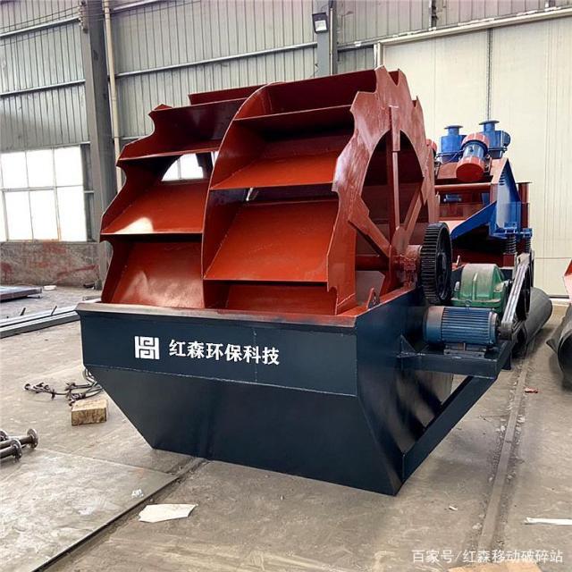輪式洗砂機是砂石生產線中的“寵兒”(圖2) 輪式洗砂機是砂石生產線中的“寵兒”(圖2)
